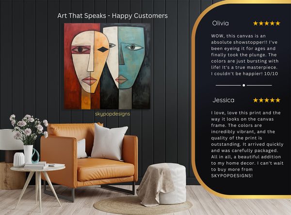 Abstract Faces of Expression Art - View 8