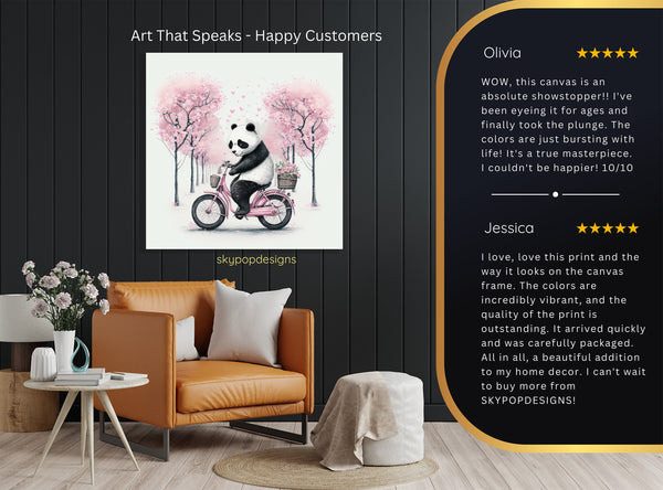 Panda Bicycle Art - View 8
