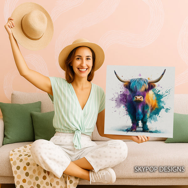 Highland Cow Art - View 9