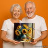 Sunflower Bee Art - View 9