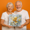 Golden Peony Bloom Art - View 9