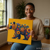 Bear Floral Art - View 9