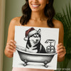 Siberian Husky Bath Art - View 9