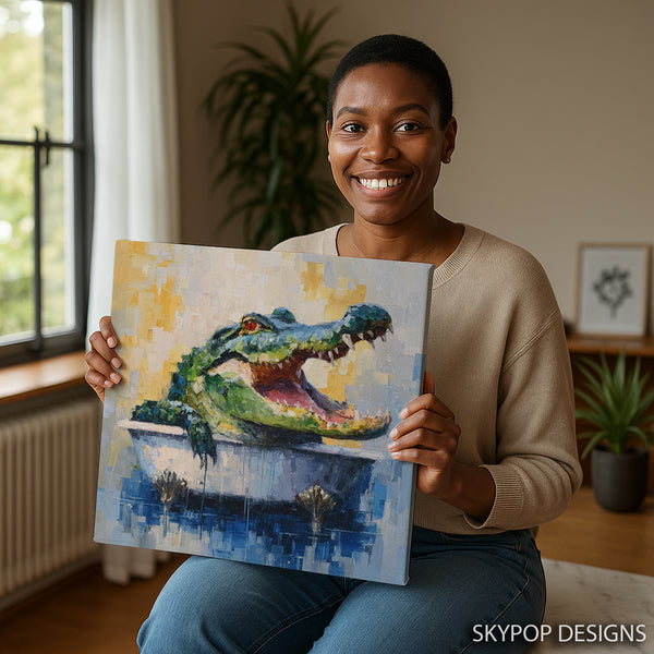 Crocodile Art - View 9