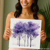 Purple Trees Art - View 9