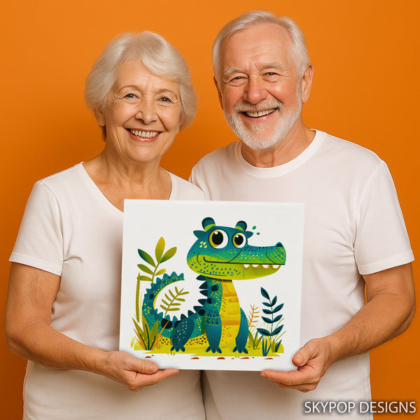 Friendly Crocodile Art - View 9