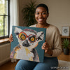 Lemur with Glasses Art - View 9