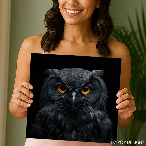 Owl Portrait Art - View 9