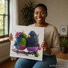 Love Birds Branch Art - View 9
