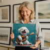 Shih Tzu Dog Guitar Art - View 9