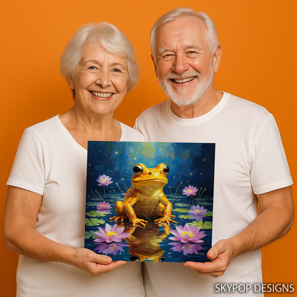 Golden Frog Pond Art - View 9