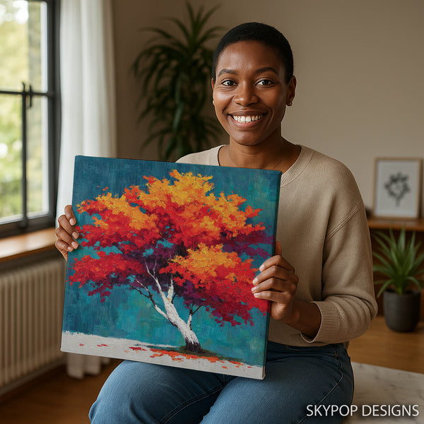 Autumn Blaze Tree Art - View 9