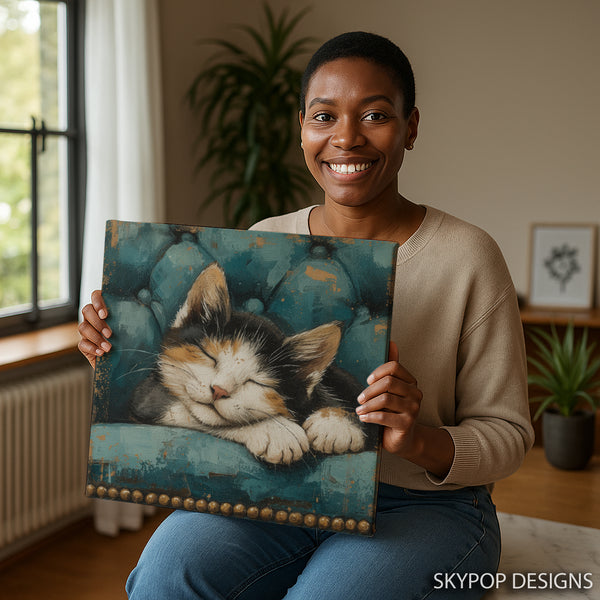 Calico Cat Art - View 9