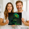 Emerald Bloom Vase Art - View 9