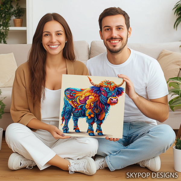 Highland Cow Art - View 9
