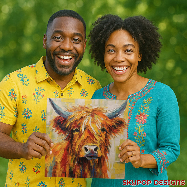 Highland Cow Art - View 9