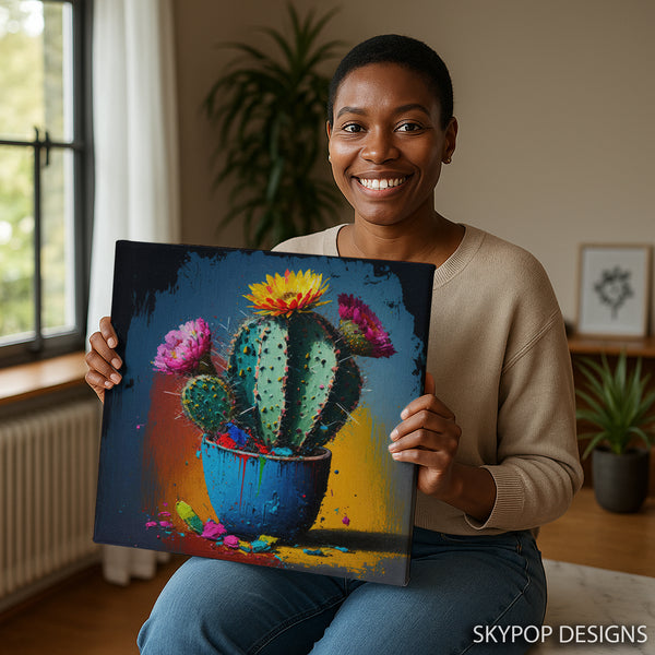 Cactus Bloom Art - View 9