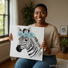 Floral Zebra Art - View 9
