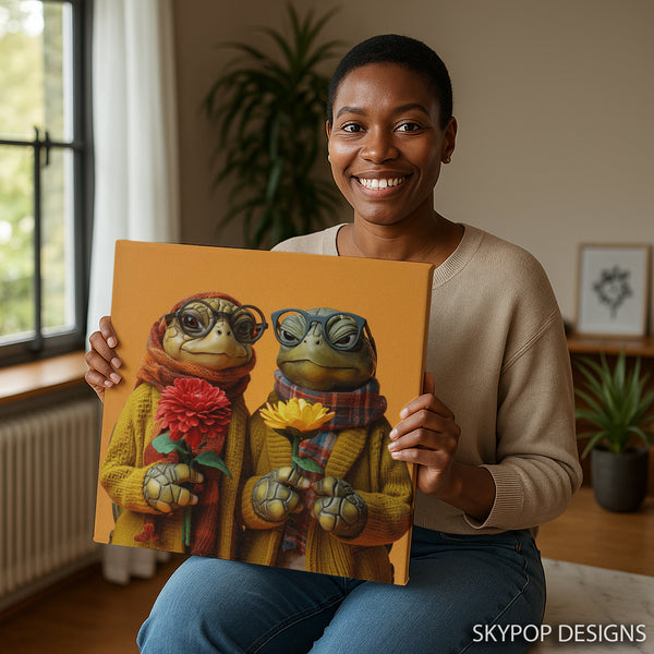 Turtle Couple Art - View 9