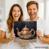 Ornate Teapot Kitchen Art - View 9
