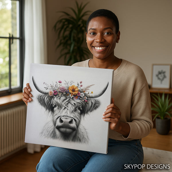 Highland Cow Art - View 9