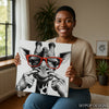 Giraffe with Red Glasses Art - View 9