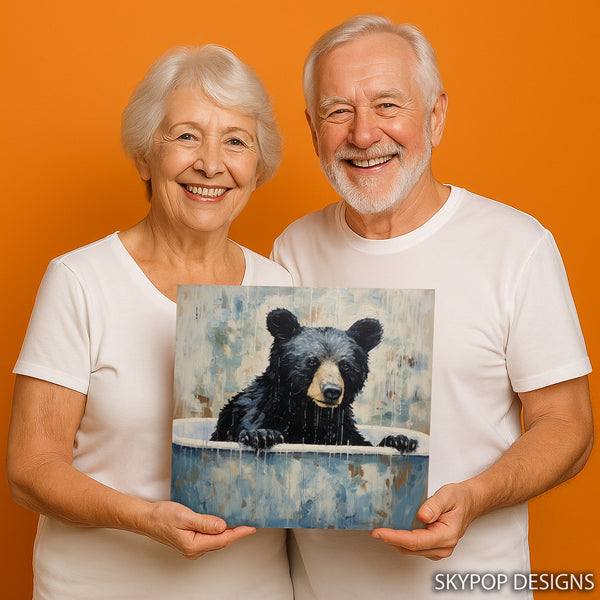 Bear Bathtime Art - View 9