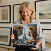 Lion Chess Match Art - View 9