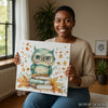Owl Reading Books Art - View 9