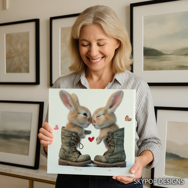 Bunny Kisses in Boots Art - View 9