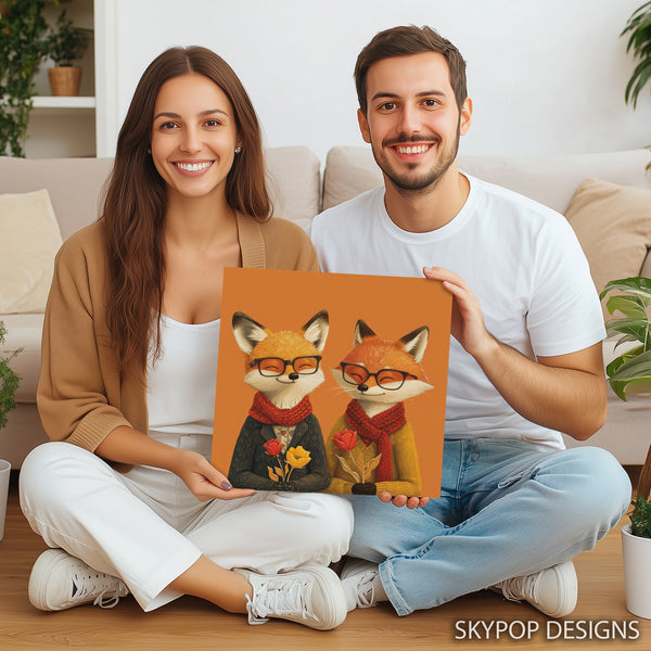 Fox Couple Art - View 9