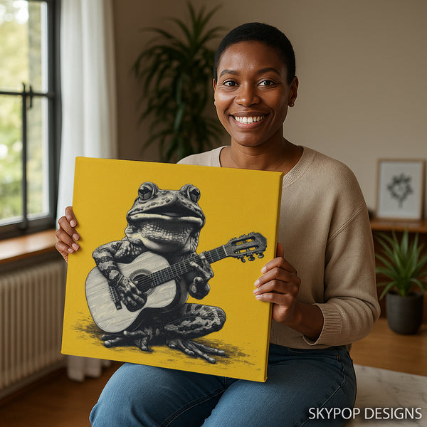 Frog Guitarist Art - View 9