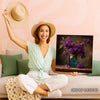 Lilac Blooms Mason Jar Art - View 9
