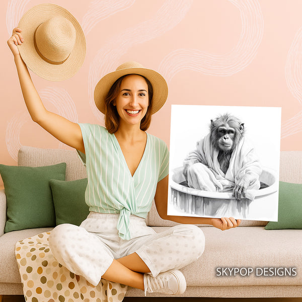 Chimpanzee Spa Art - View 9