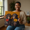 Chimpanzee Duo Art - View 9