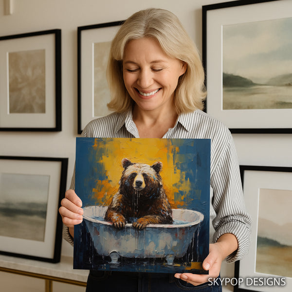 Bear Bathtub Art - View 9