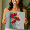 Vibrant Red Poppies Art - View 9
