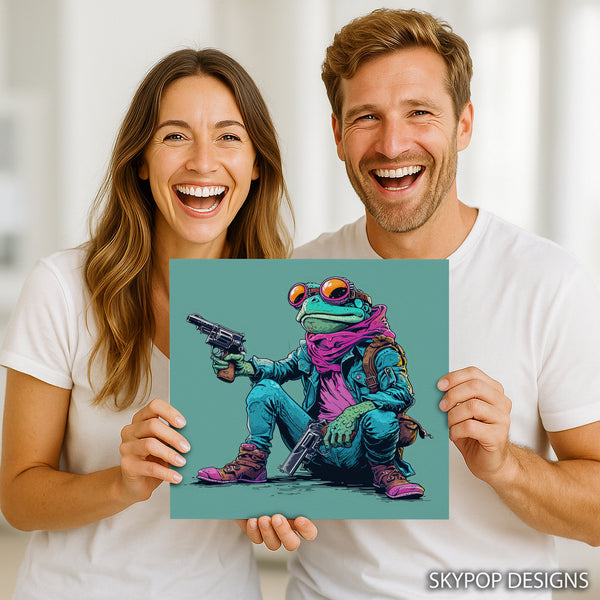 Frog Gunslinger Art - View 9