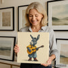 Donkey Playing Guitar Art - View 9