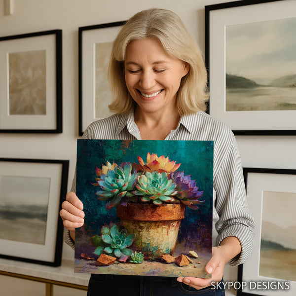 Succulent Pot Art - View 9