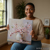 Cherry Blossom Vase Art - View 9