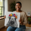 Walrus Floral Crown Art - View 9