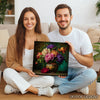 Vibrant Peony Bouquet Art - View 9