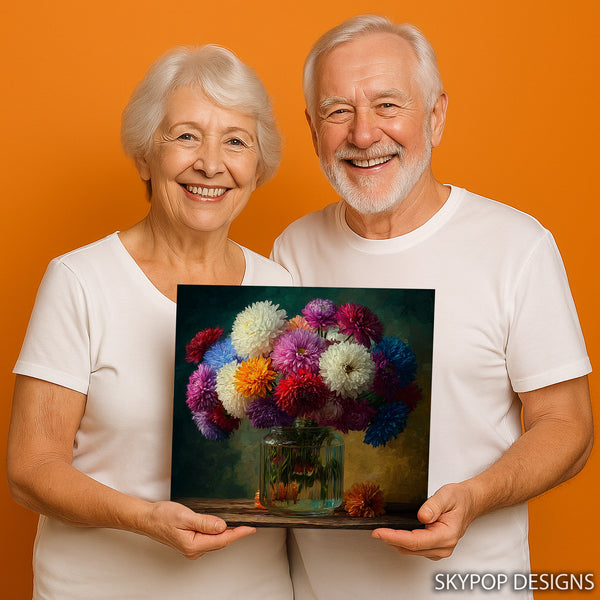 Aster Bouquet Art - View 9