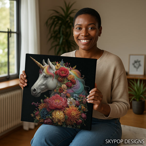 Unicorn Garden Art - View 9