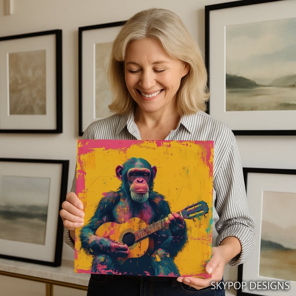 Chimpanzee Jam Session Art - View 9