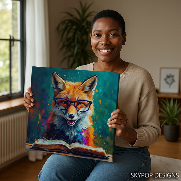 Fox Reading Art - View 9