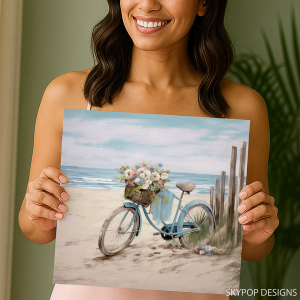 Beach Bicycle Blossom Art - View 9