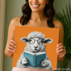 Sheep Reading Art - View 9