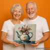 Rose Bouquet Teapot Art - View 9